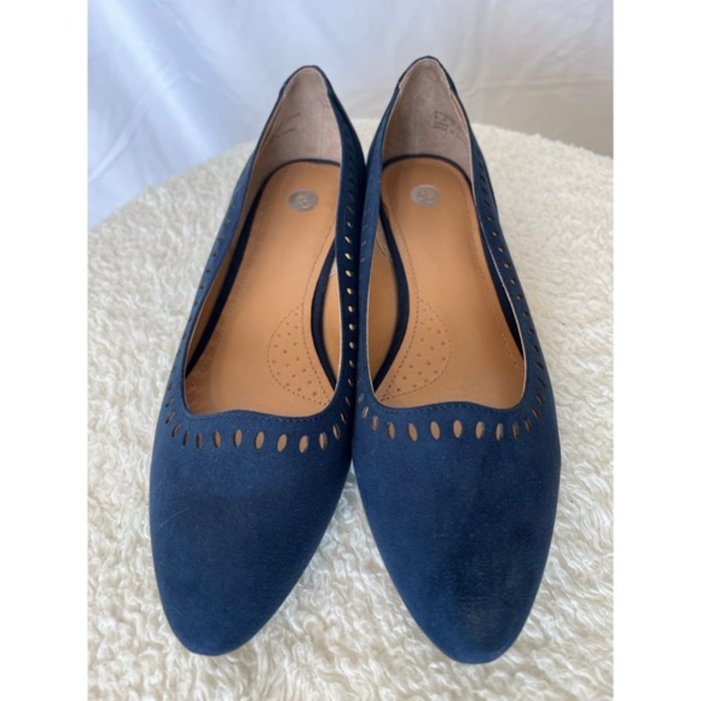 Navy blue Flats